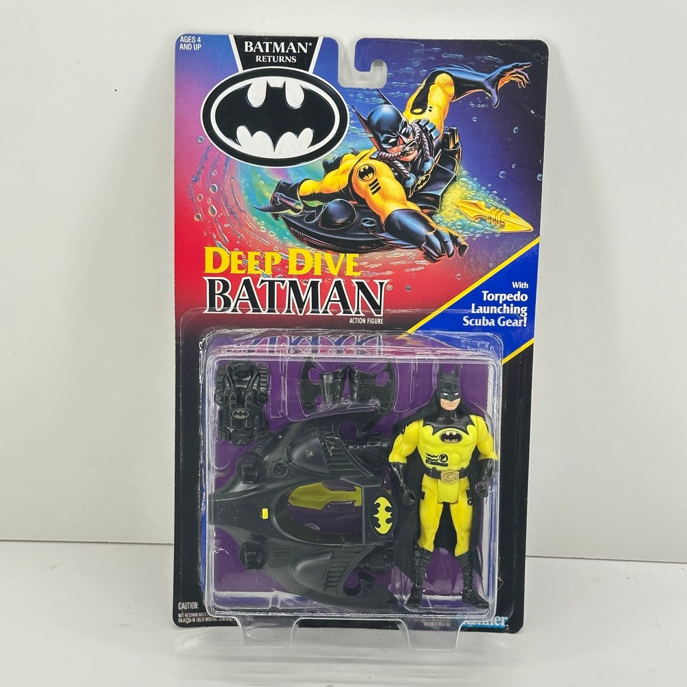 Vintage Batman Returns Deep Dive Action Figure Scuba Gear Kenner 1991 NEW MOC